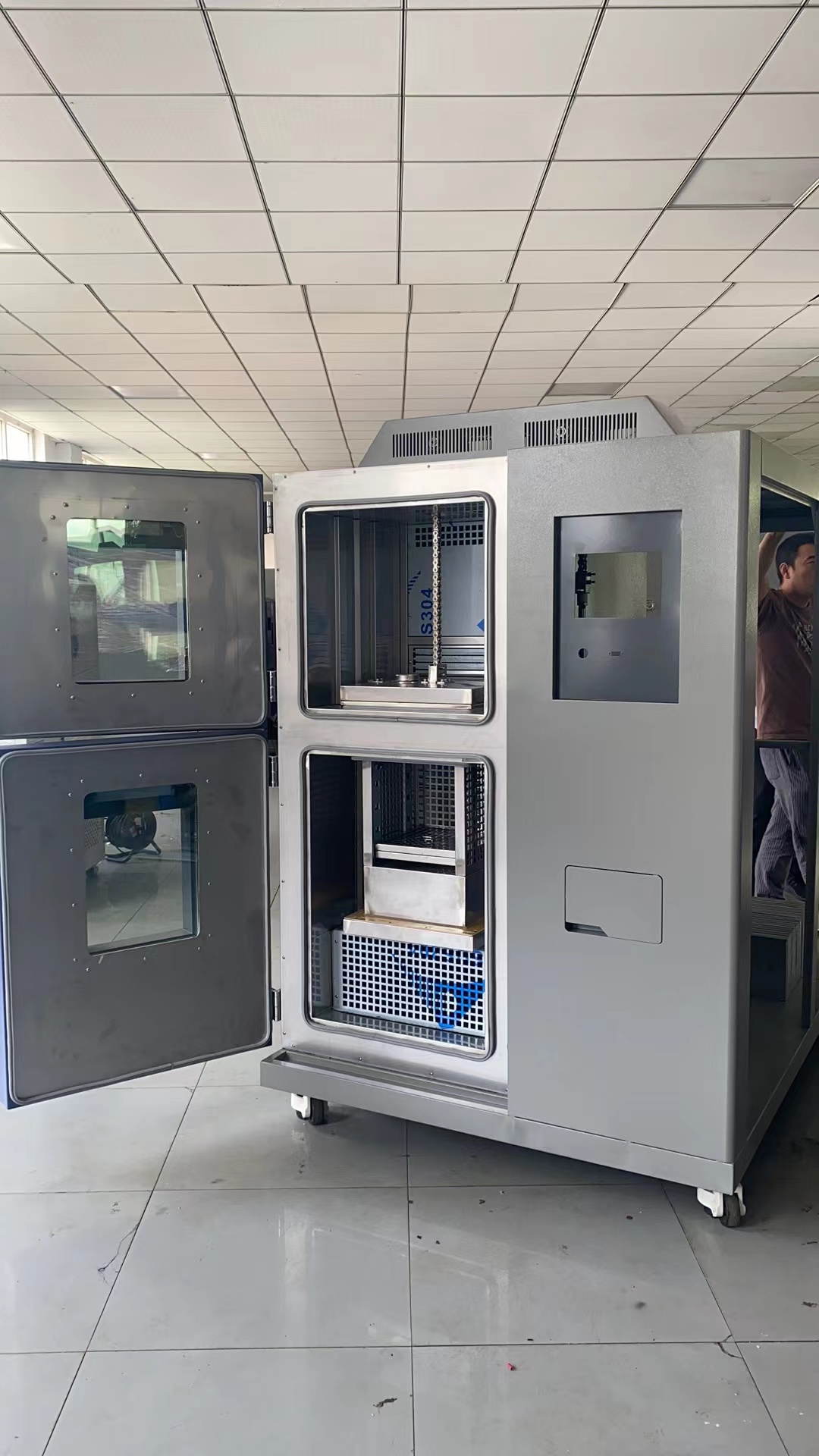 冷熱沖擊試驗箱示意圖